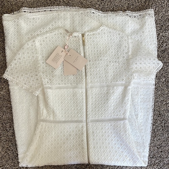 NWT Ted Baker London Yanahli Lace Detail Dress size TB 2, US 6 - Picture 6 of 11